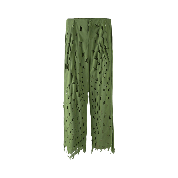 POST ARCHIVE FACTION Woven 5.1 Technical Pants Left 'Green'