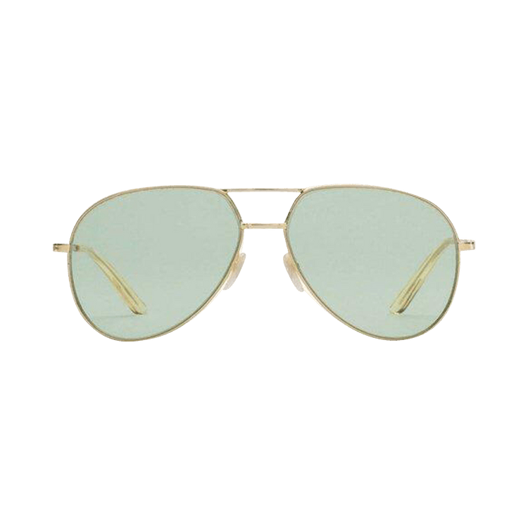 Gucci Aviator Sunglasses 'Green/Gold'