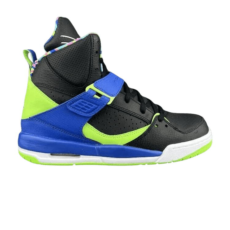 Air Jordan Flight 45 High GS 'Black Royal Lime'