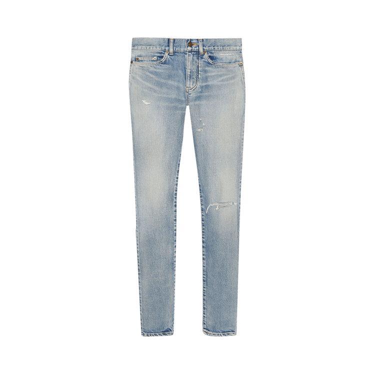 Saint Laurent Skinny 5 Pocket Denim 'Santa Monica Blue'