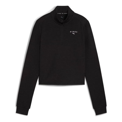 (WMNS) PUMA x Hyrox Quarter-Zip T-Shirt 'Puma Black'