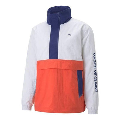 PUMA Select MMQ Half Zip Lightweight Pullover 'Orange'