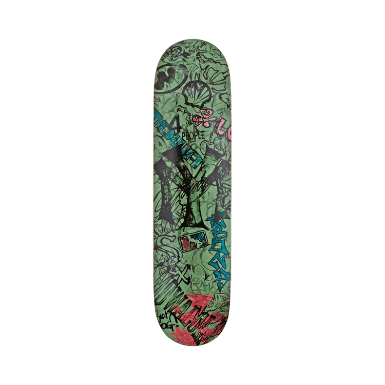 Mowalola Graffiti Deck 'Green'