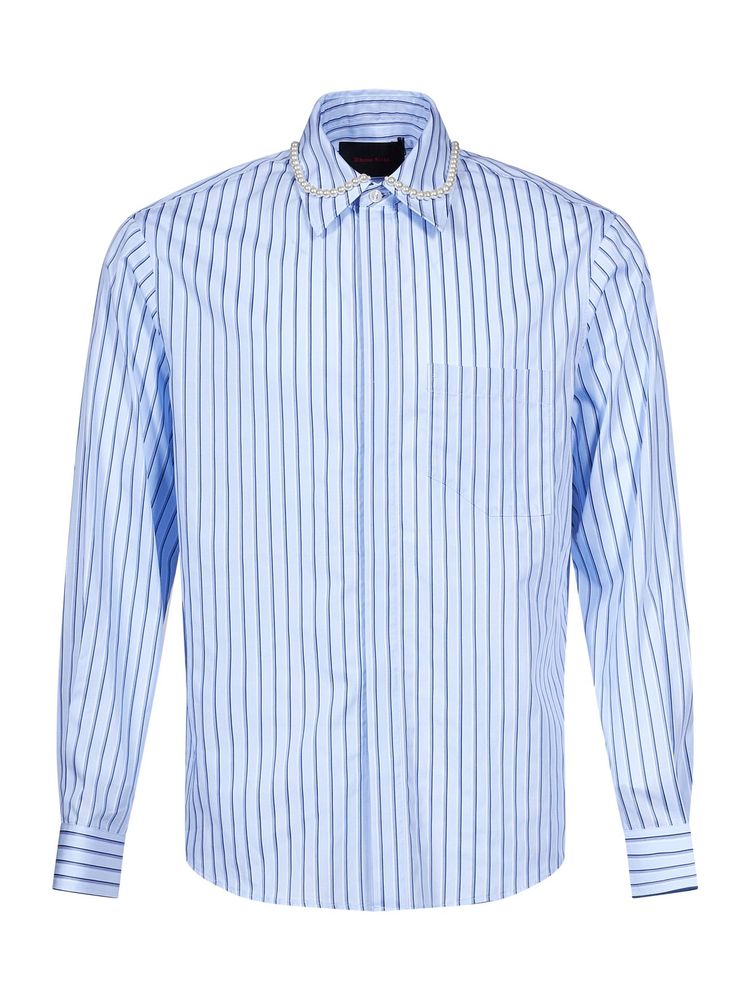 Simone Rocha Striped Button-Up Shirt