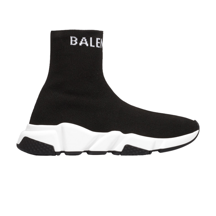 Balenciaga Wmns Speed Trainer High 'Black White' 2019