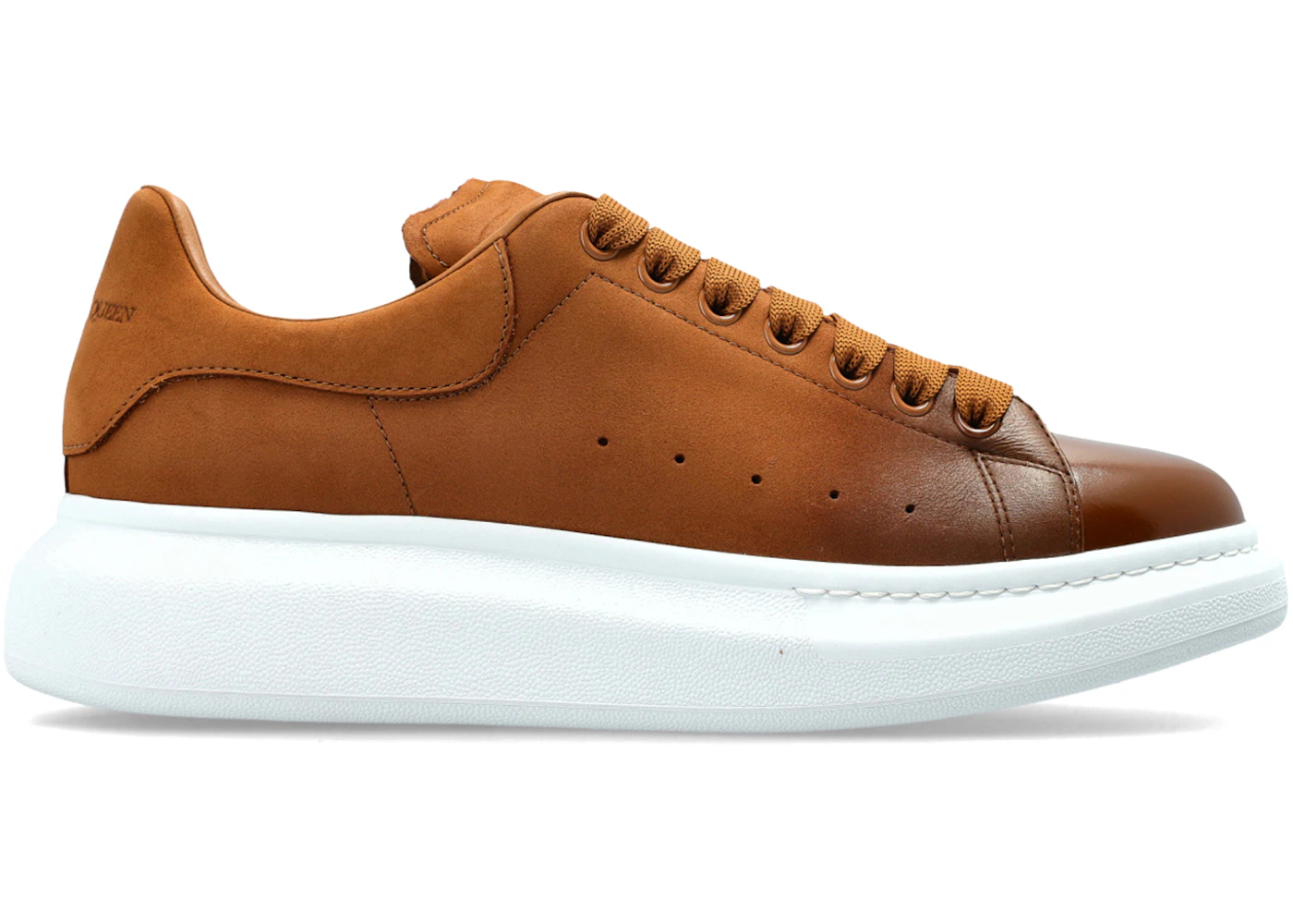 Alexander McQueen Oversized Brown Sprayed Toe