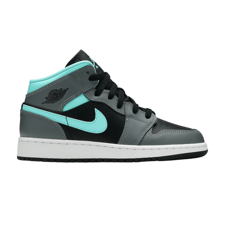 Air Jordan 1 Mid GS 'Grey Aqua'