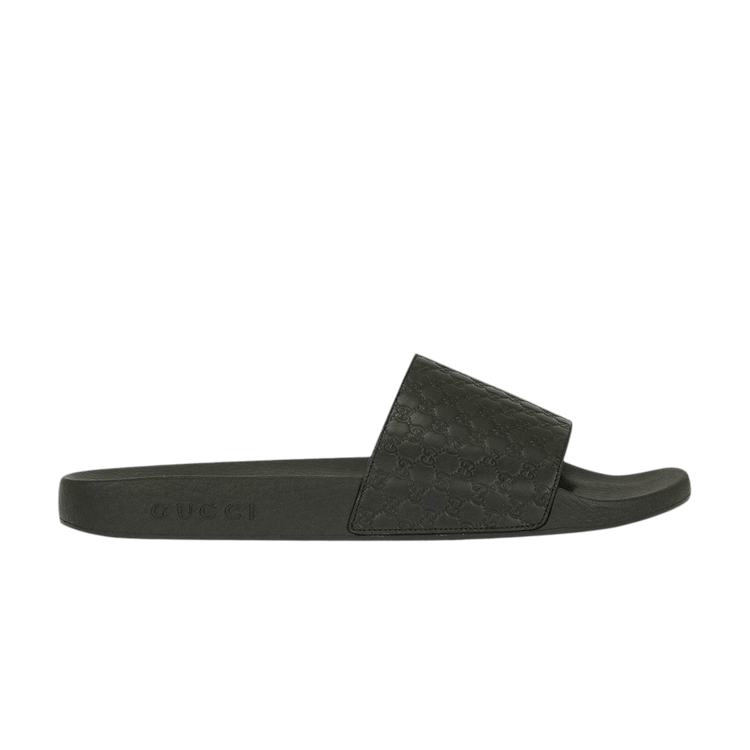 Gucci Wmns MicroGuccissima Slide 'Black'