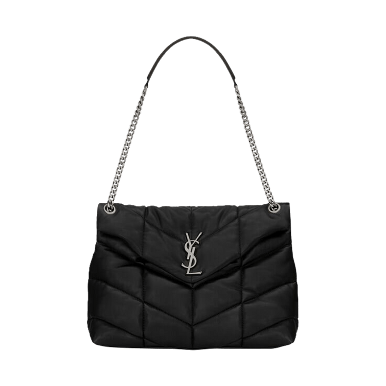 Saint Laurent Puffer Medium Chain Bag 'Black'