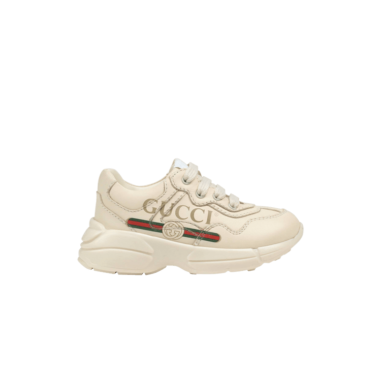 Gucci Rhyton Leather Sneaker Toddler 'Logo'