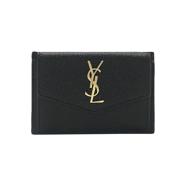 Saint Laurent Uptown Flap Card Case 'Black'