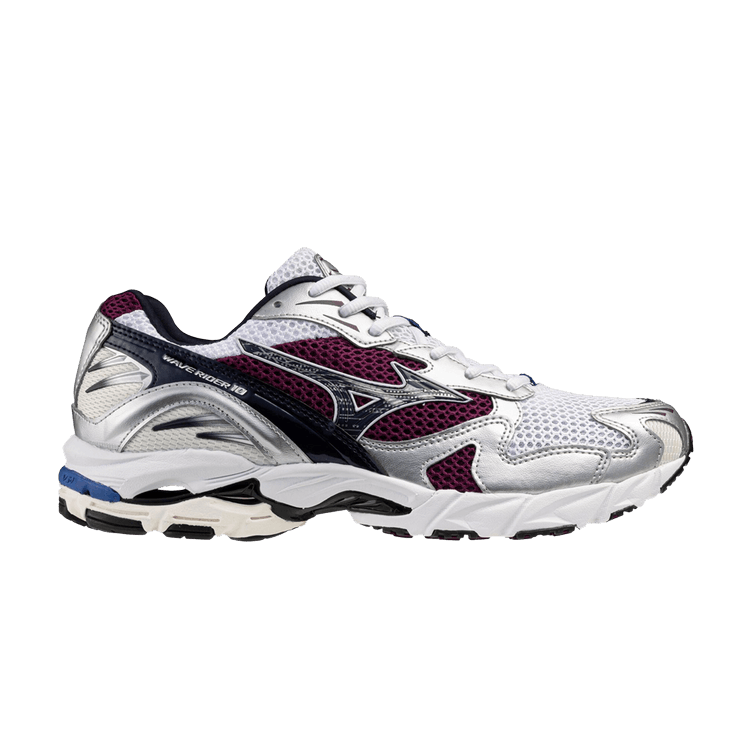 Mizuno Wave Rider 10 'White Dark Purple'