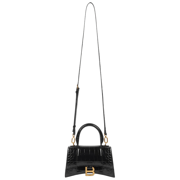 Balenciaga Hourglass XS Top Handle Bag 'Black'