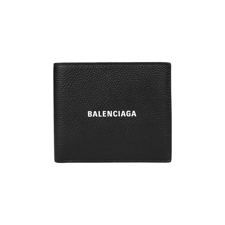 Balenciaga Logo Bifold Wallet 'Black/L White'