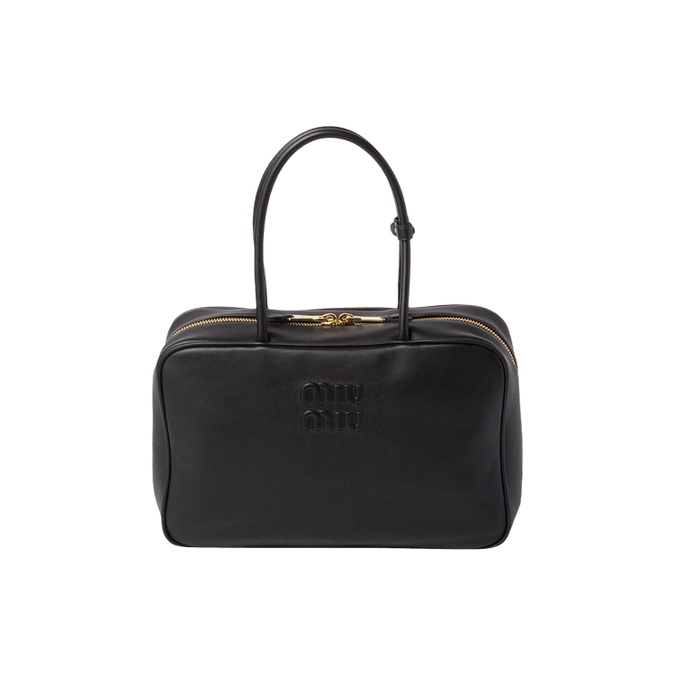 Miu Miu Black Leather Beau Bag 'Nero'