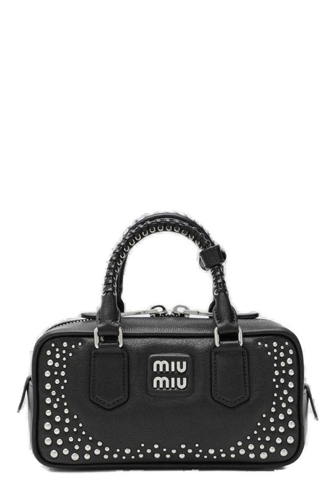 Miu Miu Arcadie Studded Tote Bag