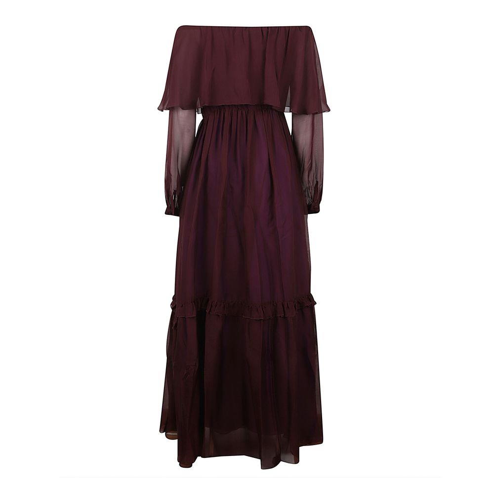 Raquel Diniz Off-Shoulder Tiered Maxi Dress