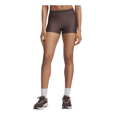 (WMNS) Under Armour HeatGear Shorty 3" Shorts Asia Sizing 'Peppercorn Kona Brown'