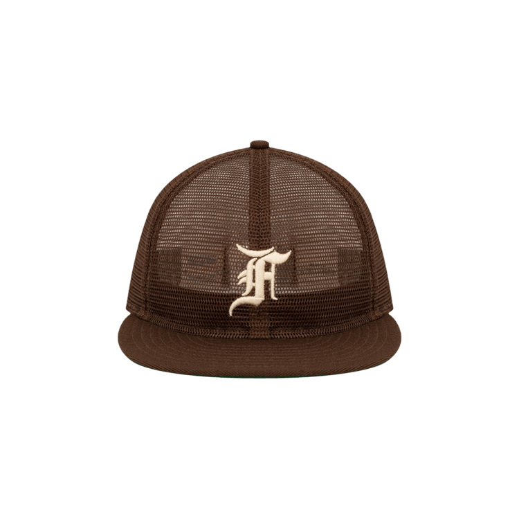 Fear of God Essentials 59Fifty F Mesh Hat 'Walnut'