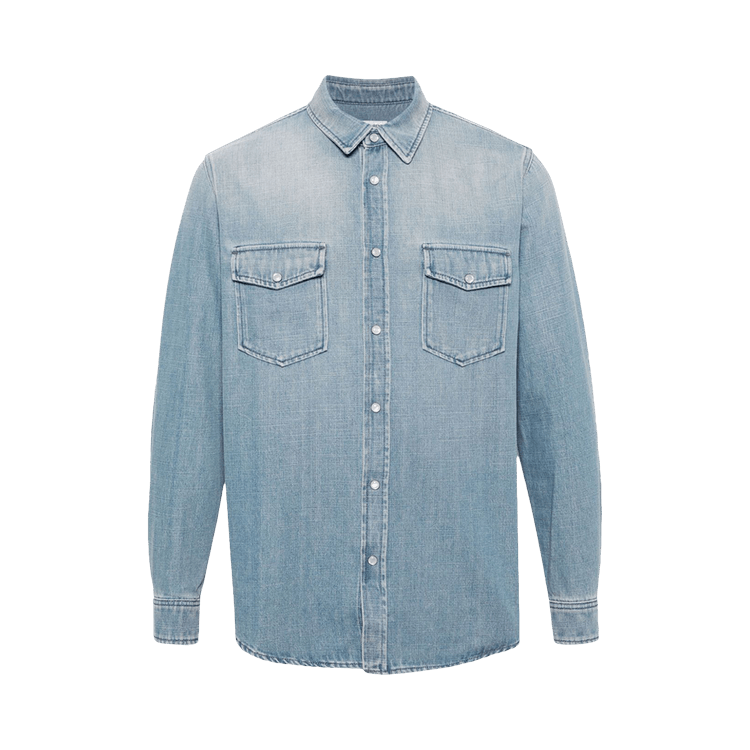 Saint Laurent Oversize Shirt 'Light Japanese Lake'