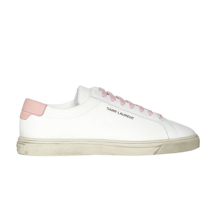 Saint Laurent Wmns Andy Low 'White Pink'
