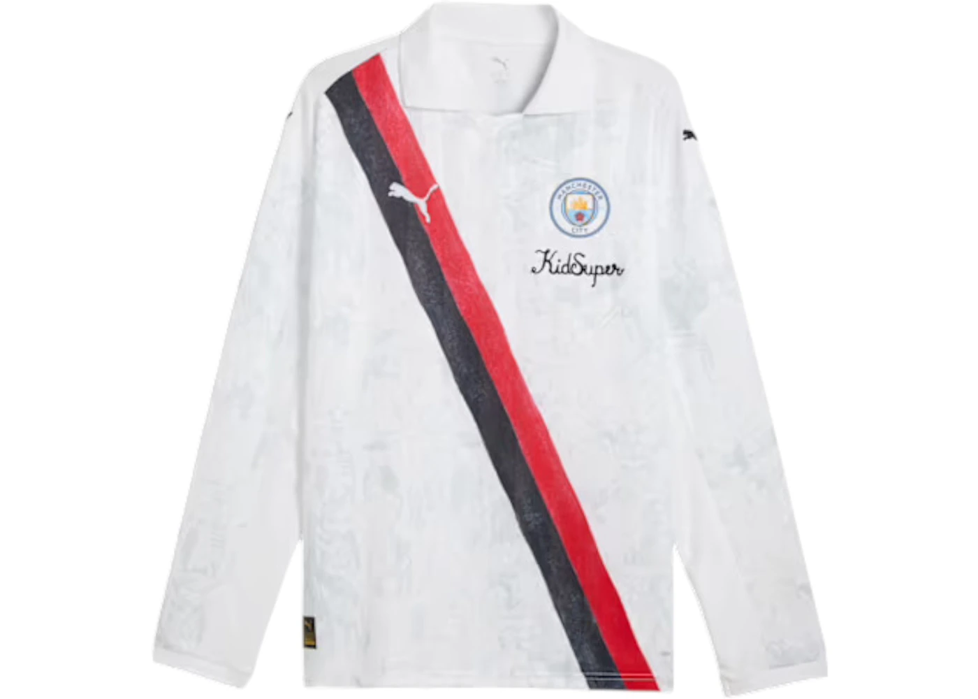Puma KidSuper Manchester City Jersey White/Black