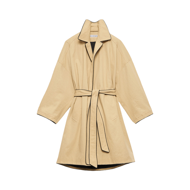 Balenciaga Short Cocoon Coat 'Creme'
