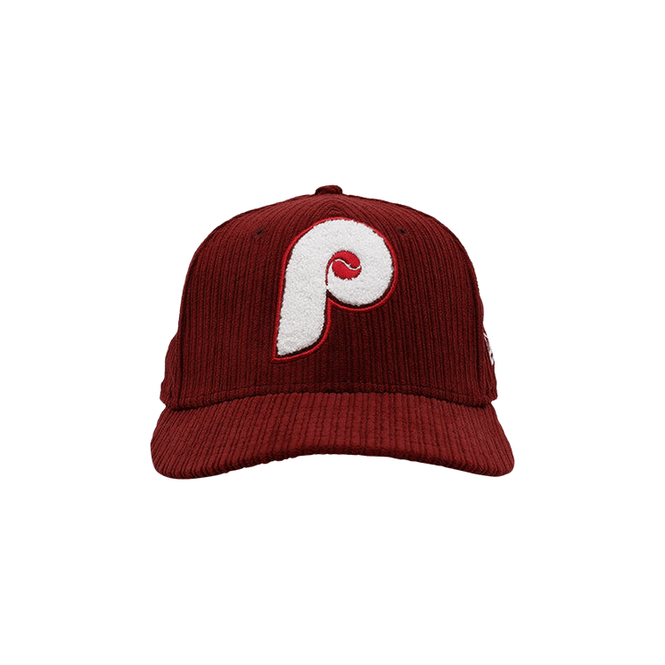 New Era Philadelphia Phillies Fitted Hat 'Deep Red'