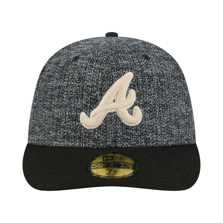 New Era Atlanta Braves Tweedy Cotton 5950PC 'Black'