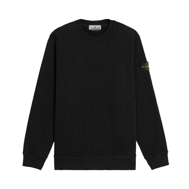 Stone Island VanisÃ© Brushed Heavy Cotton Sweatshirt 'Black'