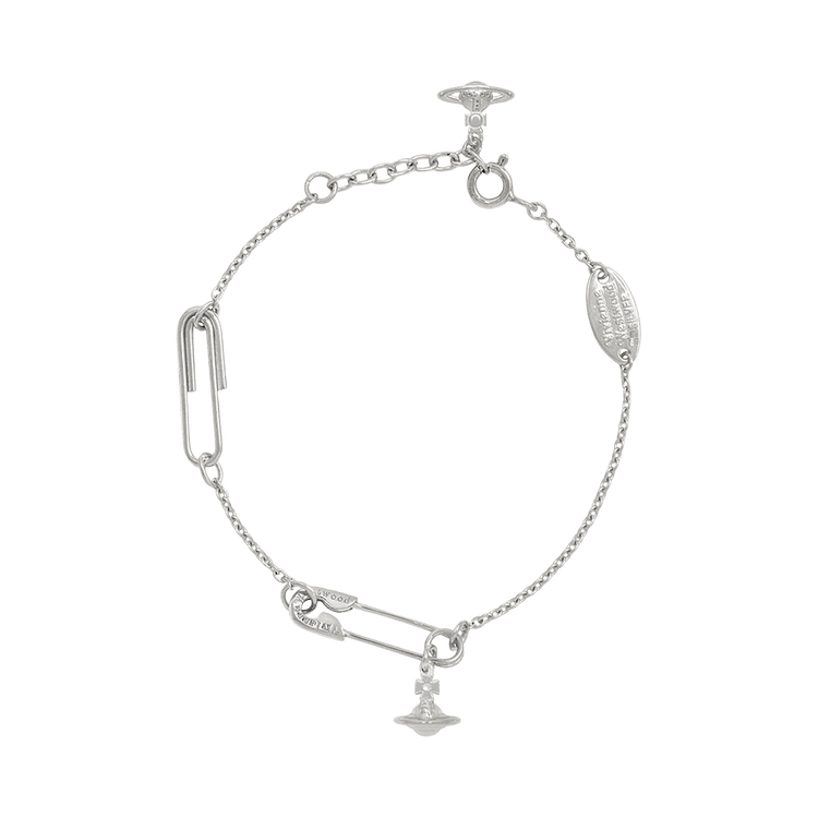 Vivienne Westwood Safety Pin Bracelet 'Platinum'