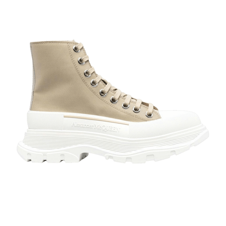 Alexander McQueen Wmns Tread Slick Boot 'Beige Canvas'