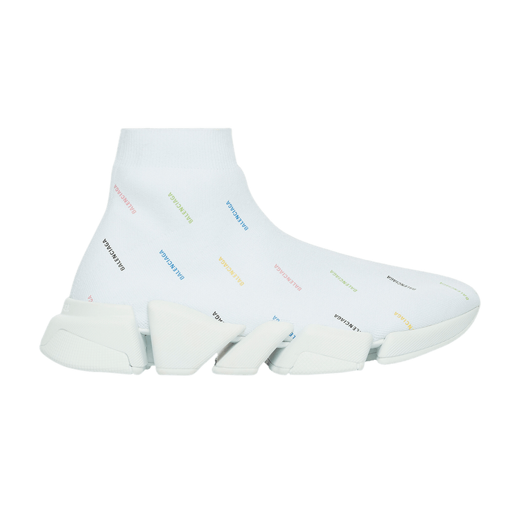 Balenciaga Speed 2.0 Sneaker 'All Over Logo - White Multi'
