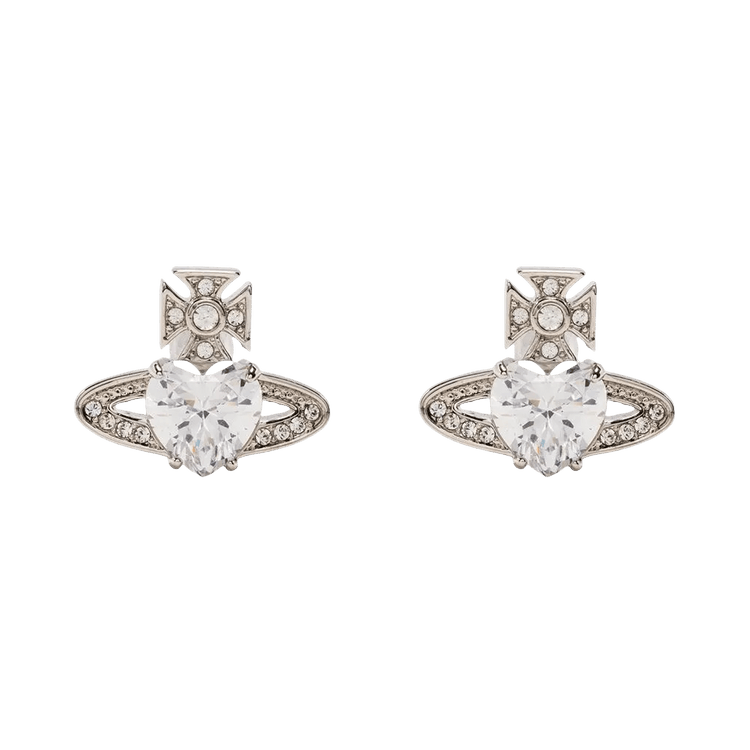 Vivienne Westwood Ariella Earrings 'Platinum/White'