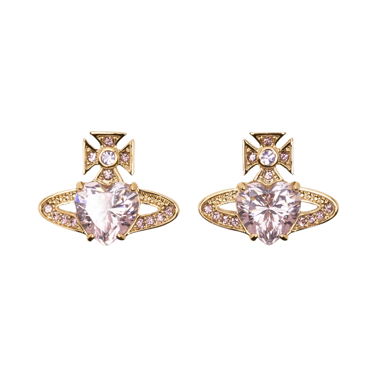 Vivienne Westwood Ariella Earrings 'Gold/Light Pink'