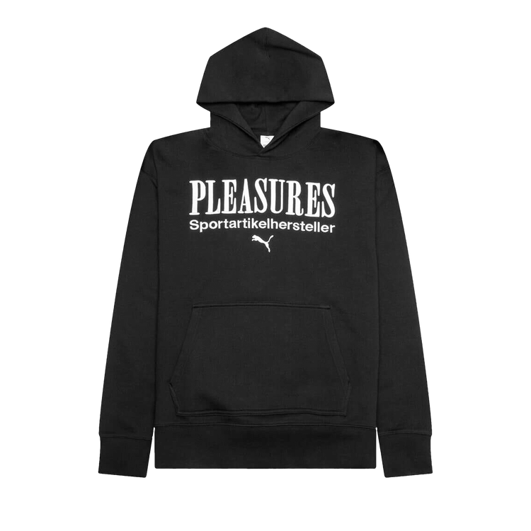 Puma x Pleasures Graphic Hoodie 'Black'