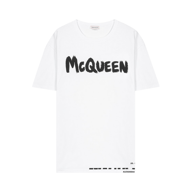 Alexander McQueen Graffiti T-Shirt 'White'