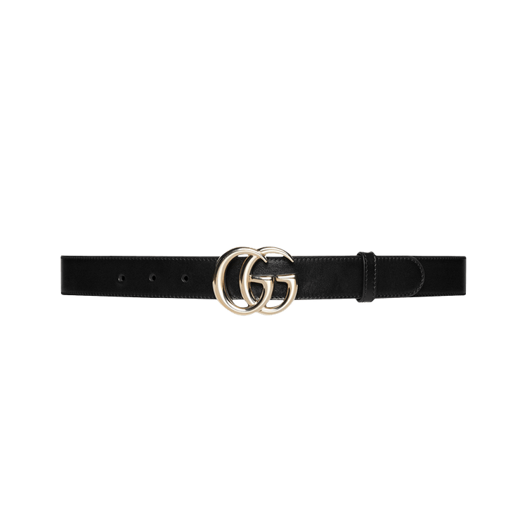 Gucci GG Marmont Thin Belt 'Black'