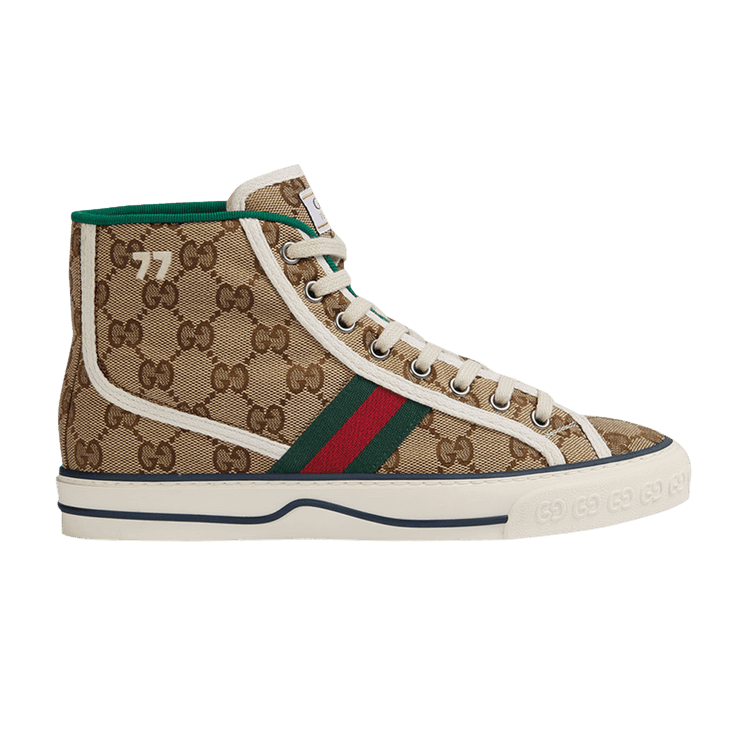 Gucci Wmns Tennis 1977 High 'Beige Ebony'