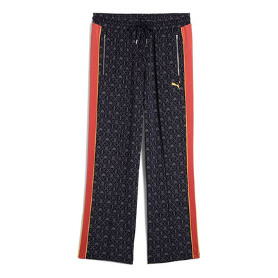 PUMA Road To Unity All Over Print Relaxed Drawstring Track Pants 'New Navy'