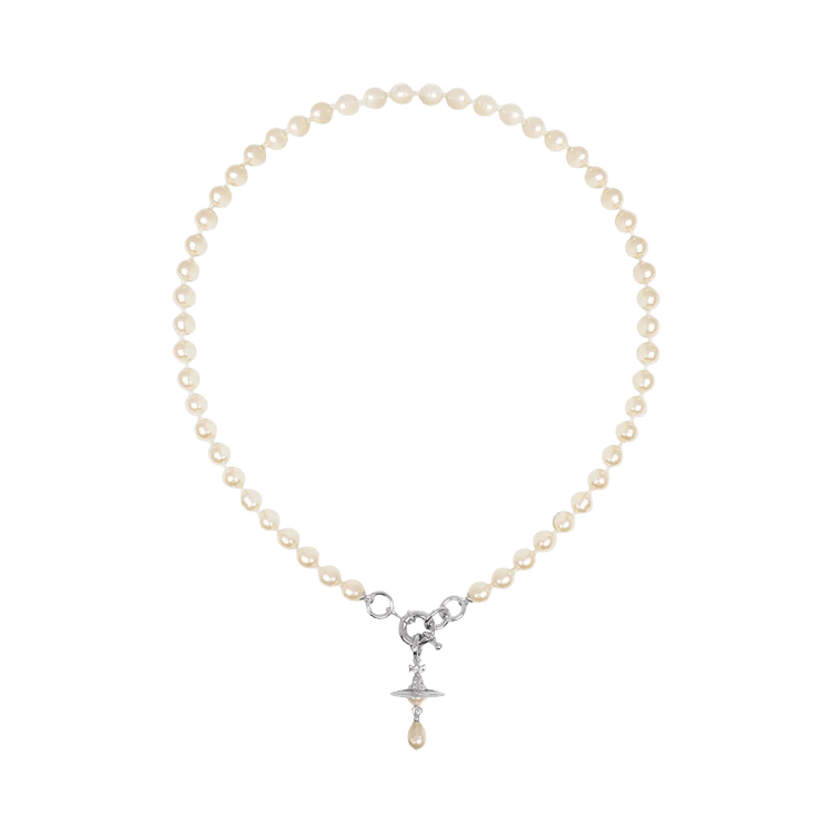 Vivienne Westwood Aleksa Necklace 'White/Silver'