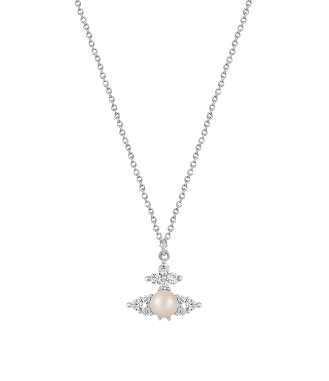 Vivienne Westwood Feodora Pendant 'Platinum/White'