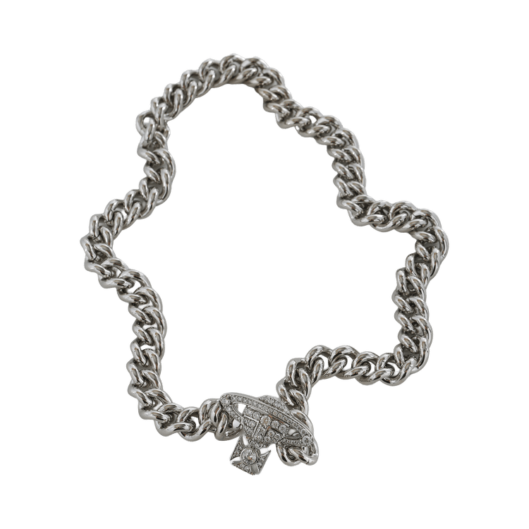 Vivienne Westwood Graziella Small Choker 'Platinum/White'