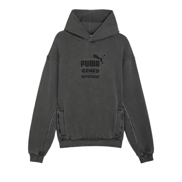 Puma x Represent Graphic Hoodie 'Flat Dark Grey'