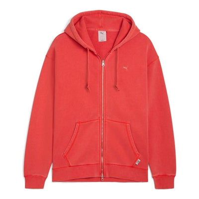 PUMA MMQ Zip-Up Hoodie 'Fierce Red'