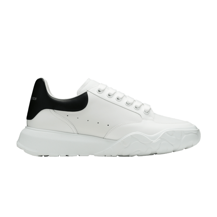 Alexander McQueen Wmns Oversized Court Trainer 'White Black'