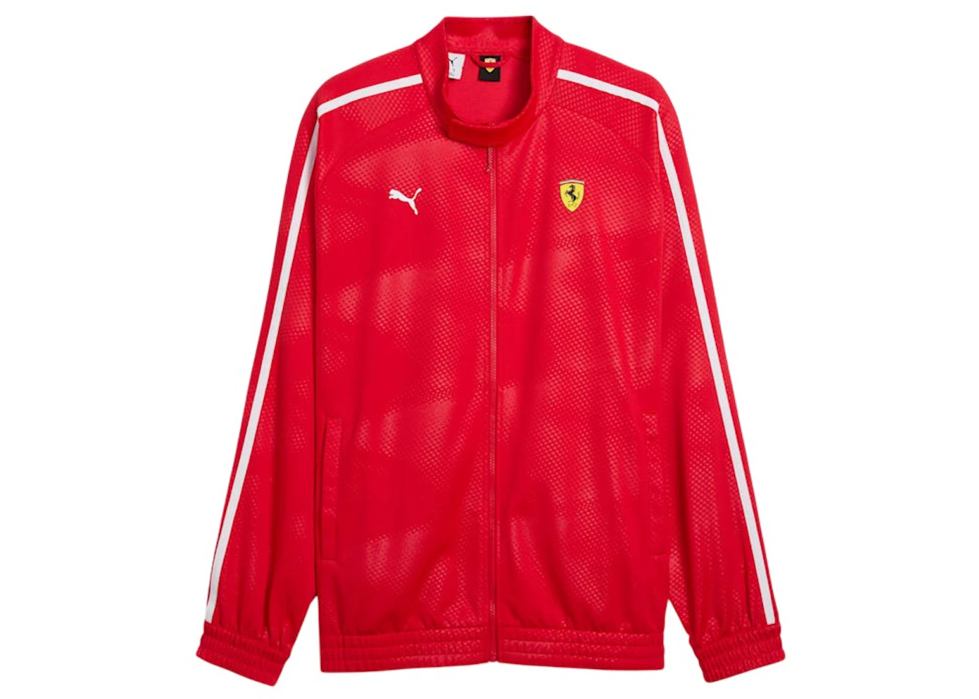 Puma Scuderia Ferrari T7 Oversized Track Jacket Rosso Corsa