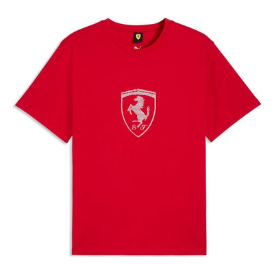 (WMNS) PUMA x Scuderia Ferrari Tonal Shield T-Shirt 'Rosso Corsa'