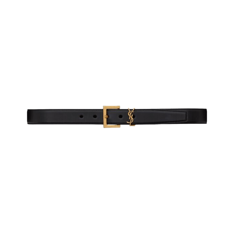 Saint Laurent Cassandre Belt 'Nero'