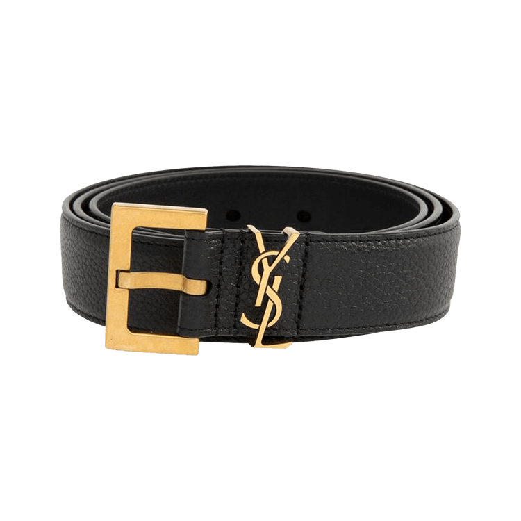 Saint Laurent Cassandre Belt 'Black'